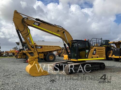 caption CAT 330-07GC Mining Shovel Excavator