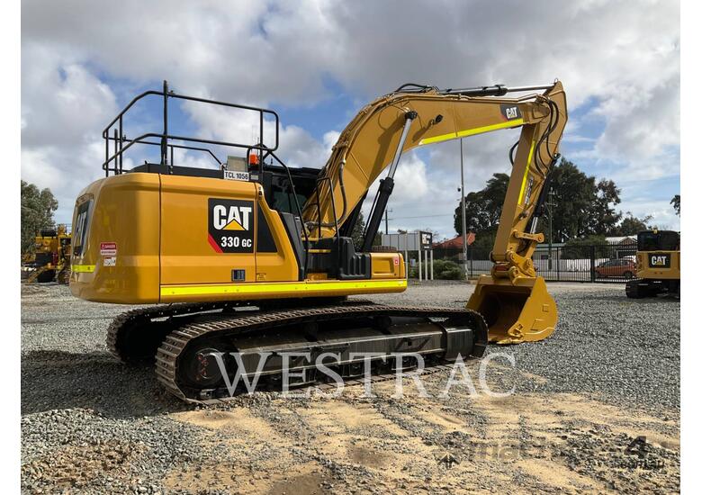 caption CAT 330-07GC Mining Shovel Excavator