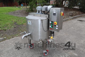 Stainless Steel Jacketed Heated Mixing Tank 120L