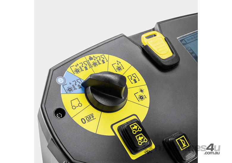 caption Karcher B 110 R Ride-On Scrubber Dryer