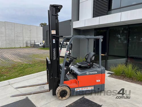 Toyota Electric Forklift 7FBE18 1.8Ton 6500mm Lift