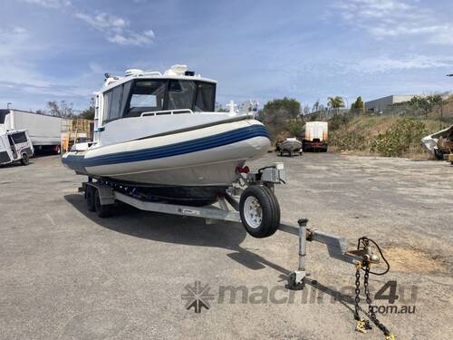 caption Naiad Inflatable Fibreglass Runabout Boat