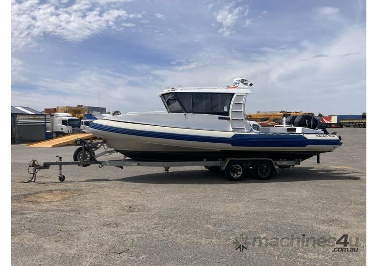 caption Naiad Inflatable Fibreglass Runabout Boat