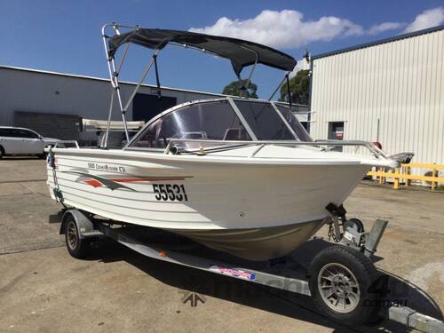 caption 2004 Quintrex 500 Coast Runner CV Aluminum Boat