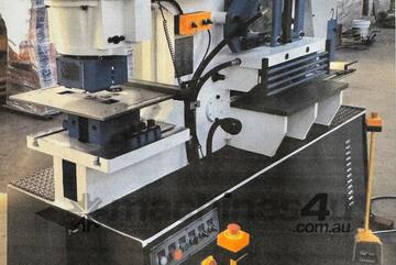 Cougar Multi 90 Ton Twin Cylinder Punch & Shear - Hydraulic Clamping - 10 Sets Tooling Cougar Multi 90 Ton Twin Cylinder Punch & Shear - Hydraulic Clamping - 10 Sets Tooling