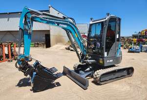 DEMO 2020 TOYOTA HUSKI M-38U 3.6T EXCAVATOR WITH A/C CABIN, TILTING HITCH, BUCKETS AND LOW 80 HOURS