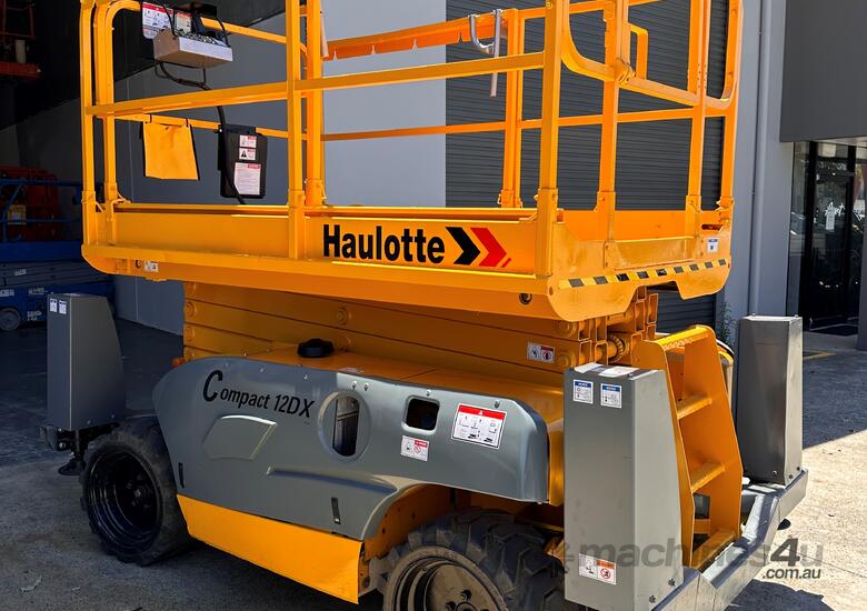 2014 Refurbished Haulotte Compact 12DX RT Scissor Lift image 2