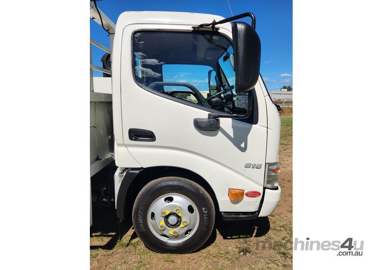 Hino 300 Series 616 Automatic 4x2 Traytop Service Body Truck. Ex Council.
