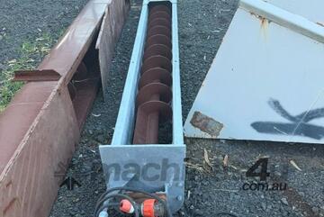 Conveyor Screw Type 9m Long X 280 mm Dia with Motor Gearbox