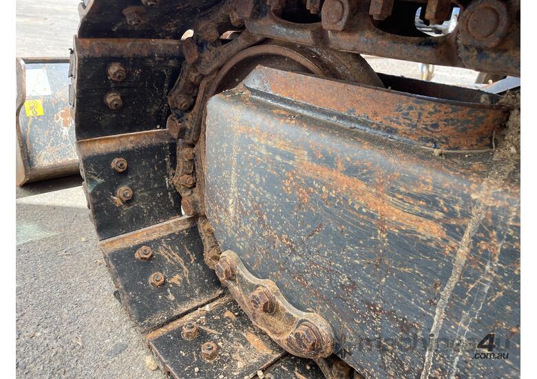 caption 2014 Hitachi ZX48U-5A Excavator (Rubber Padded)