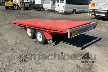 2022 Flatbed Trailer Flatbed Trailer /w Chest Dual Axle Trailer