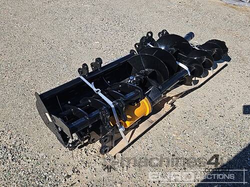 caption Unused Captok Qty (8 of) Quick Hitch, Rake, Ripper, Auger, 12