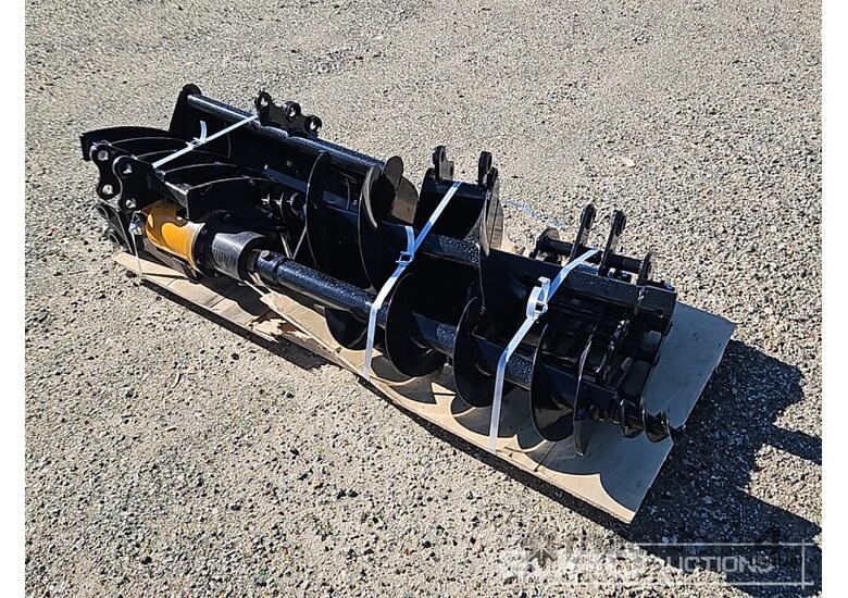 caption Unused Captok Qty (8 of) Quick Hitch, Rake, Ripper, Auger, 12