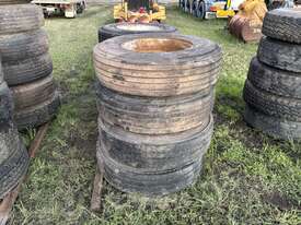 Qty 4 x Truck Tyres & Rims - picture2' - Click to enlarge