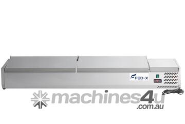 Fed X Salad Bench With Stainless Steel Lids Xvrx1800/380S