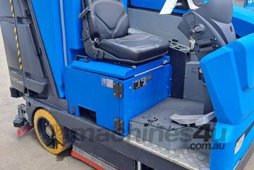 (Refurbished) Conquest CC1200 Diesel-Powered Sweeper Scrubber Industrial Ride-On Combo Cleaner