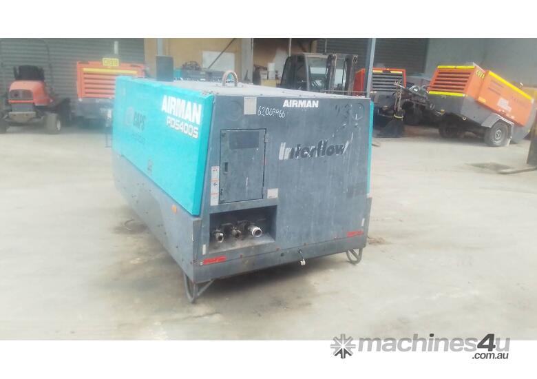 400 cfm Airman , Isuzu powered , 2700 hrs , skid mount , ex gov fleet ,