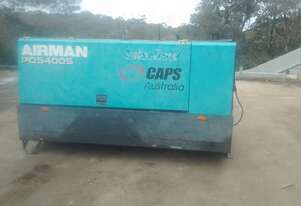 400 cfm Airman , Isuzu powered , 2700 hrs , skid mount , ex gov fleet ,