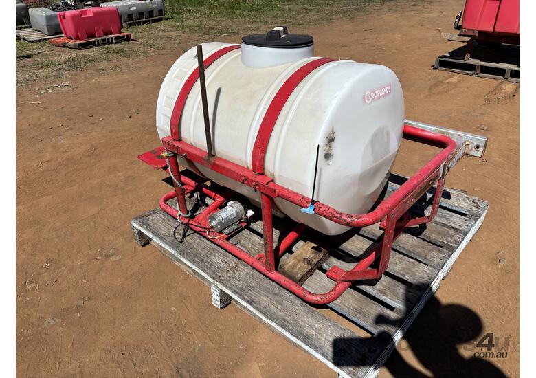 caption Croplands Spray Tank on Steel Frame