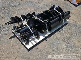 Unused Captok Qty (8 of), Quick Hitch, Rake, Ripper, Auger, 12