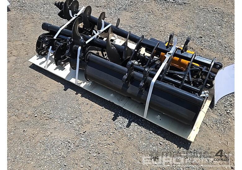 Unused Captok Qty (8 of), Quick Hitch, Rake, Ripper, Auger, 12