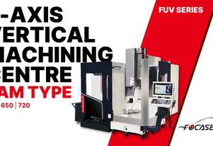 Heavy Duty, 5-Axis Precision. Meet the Focaseiki 5-Axis Vertical Machining Centre Ram Type series.
