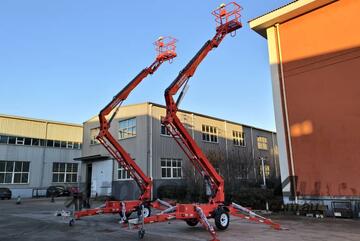60ft (18m) Electric Rough Terrain Knuckle Boom Lift All-Terrain Articulating EWP