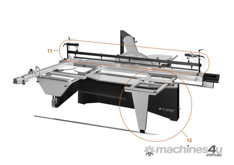 3.2m BRAND NEW ITALIAN SLIDING CIRCULAR PANEL SAW WITH TILTING BLADE