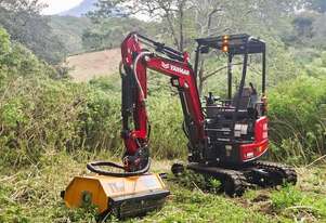 USED FEMAC T1-60 Flail Mower/Mulcher to suit 1-2T Mini Excavator