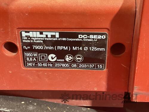 *UNRESERVED* Hilti DC-SE20 Wall Chaser, 