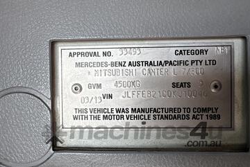 2013 Mitsubishi Fuso Canter 515 4x2 Pantech