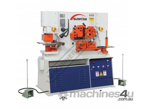 IW-80S Hydraulic Punch & Shear - 80 Tonne Dual Hydraulic Cylinders with Independent Operating Statio