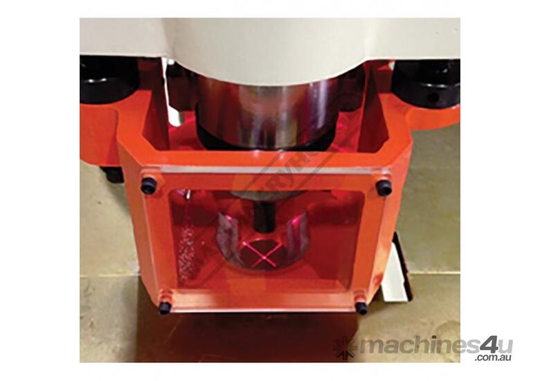 caption IW-80S Hydraulic Punch & Shear - 80 Tonne Dual Hydraulic Cylinders with Independent Operating Statio