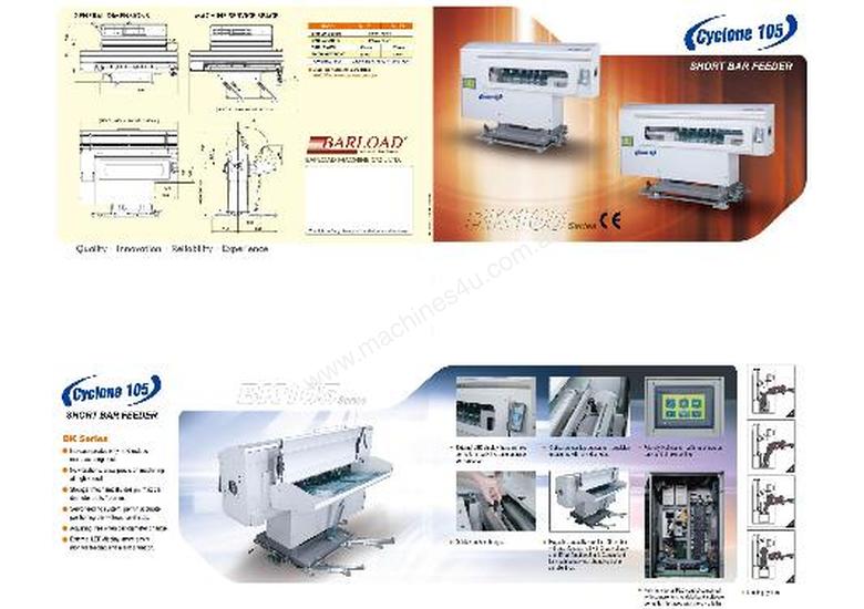 caption Cylone 105 Short Bar Feeder