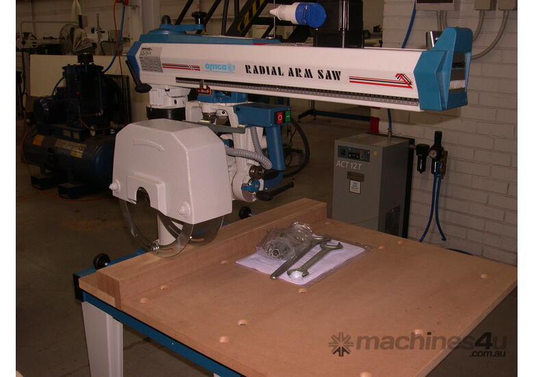 caption OMGA RADIAL ARM SAW RN SERIES