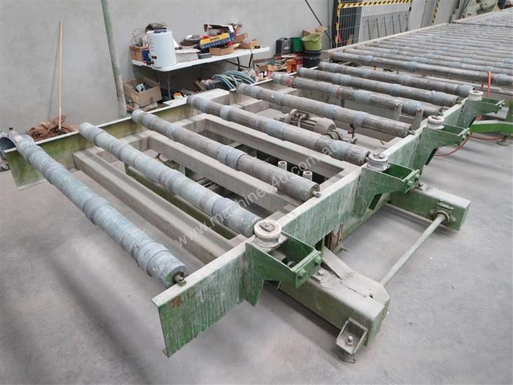 caption Roller Conveyor Material Sheet Handling Tilt Tip
