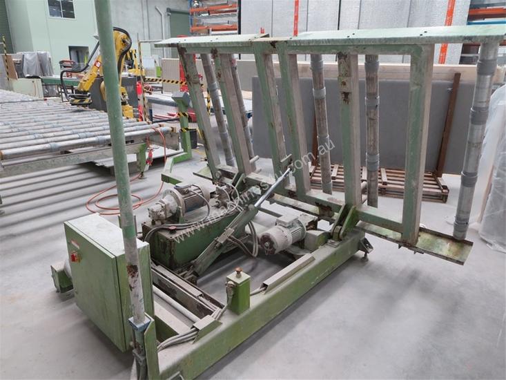 caption Roller Conveyor Material Sheet Handling Tilt Tip