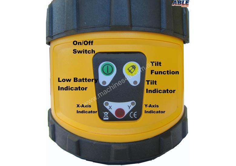 caption Automatic Laser Level Inc. Tripod Staff