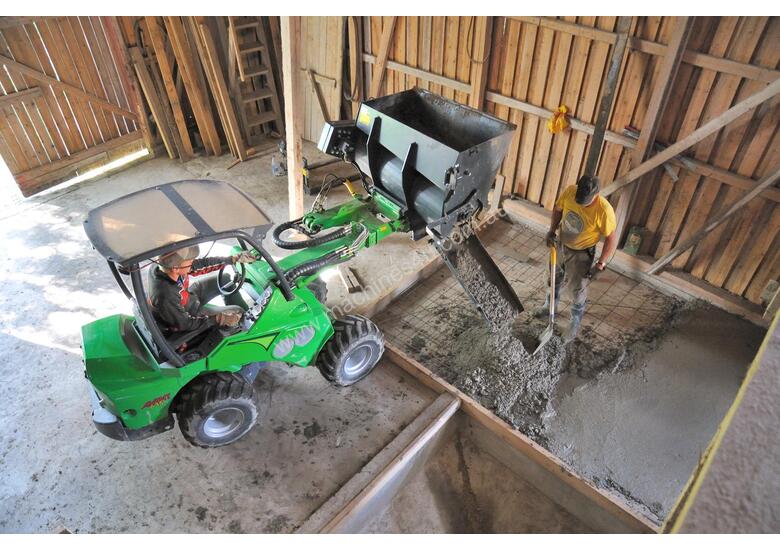 New 2016 avant CONCRETE MIXING BUCKET Skid Steer Cement Mixer in