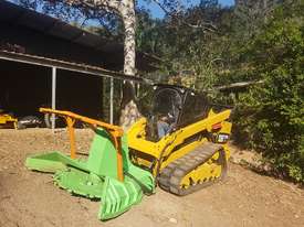  110hp SkidSteer Posi Track w/ Mulcher Attachment - picture0' - Click to enlarge