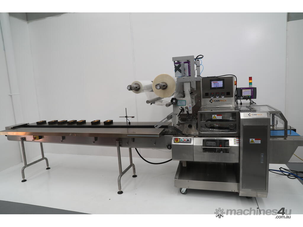 New 2021 CanPack Machinery NEW CPM9000 Flow Wrapper Top Feed Auto