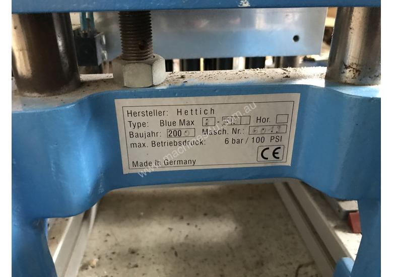 Used hettich Hettich hinge and line borer mini press C Frame Presses
