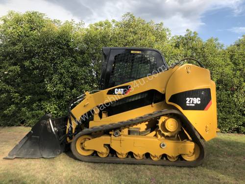 SOLD---2012 CAT 279C Compact Track Loader, 2 Speed, A/C Cab, Hydraulic Quick Hitch,  Hyd Creep Cntrl