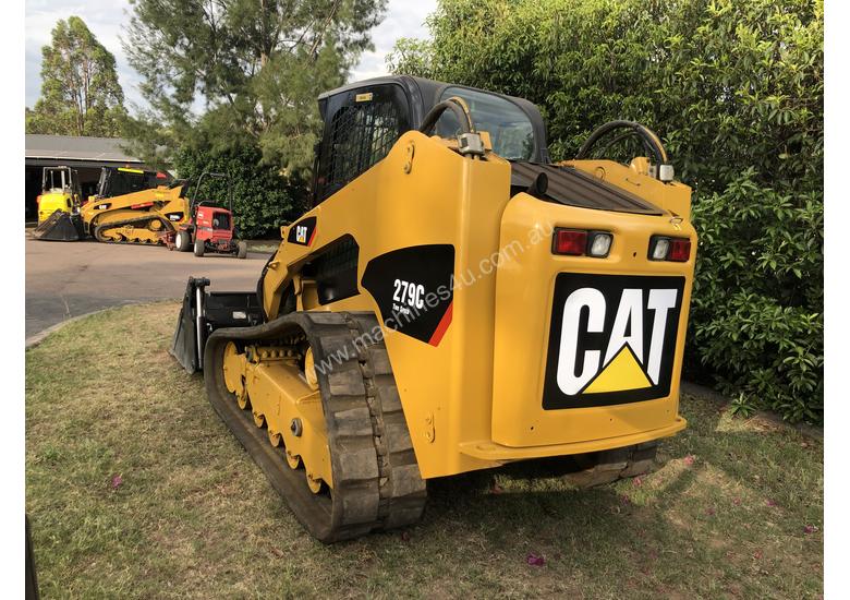 caption SOLD---2012 CAT 279C Compact Track Loader, 2 Speed, A/C Cab, Hydraulic Quick Hitch, Hyd Creep Cntrl