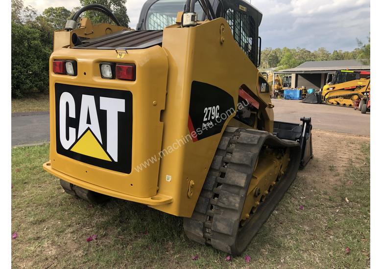caption SOLD---2012 CAT 279C Compact Track Loader, 2 Speed, A/C Cab, Hydraulic Quick Hitch, Hyd Creep Cntrl