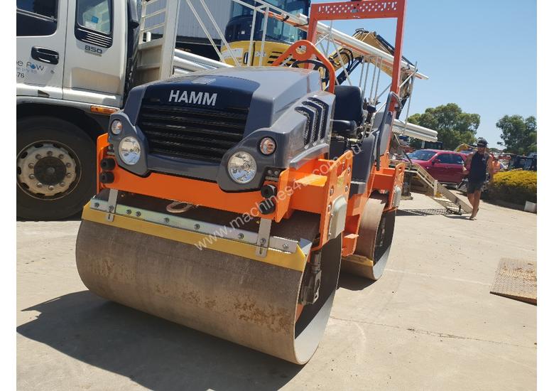 caption UNUSED HAMM HD12 3T TWIN DRUM ROLLER