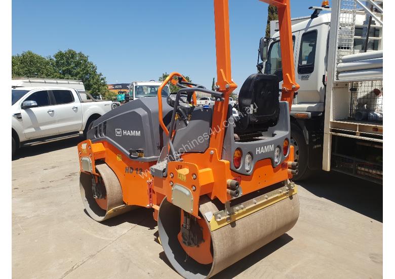 caption UNUSED HAMM HD12 3T TWIN DRUM ROLLER