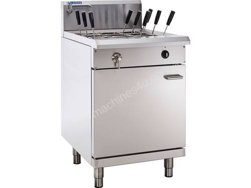 9 Basket Pasta Cooker with thermostat control, drain and overflow system