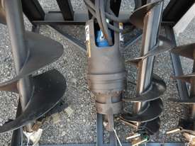 Hydraulic Auger Drive c/w 3 x Augers  - picture0' - Click to enlarge