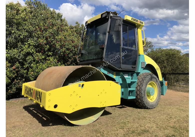 caption ASC 70 AMMANN 7 Tonne Smooth Drum Roller Powered by 99Hp Turbo Cummins